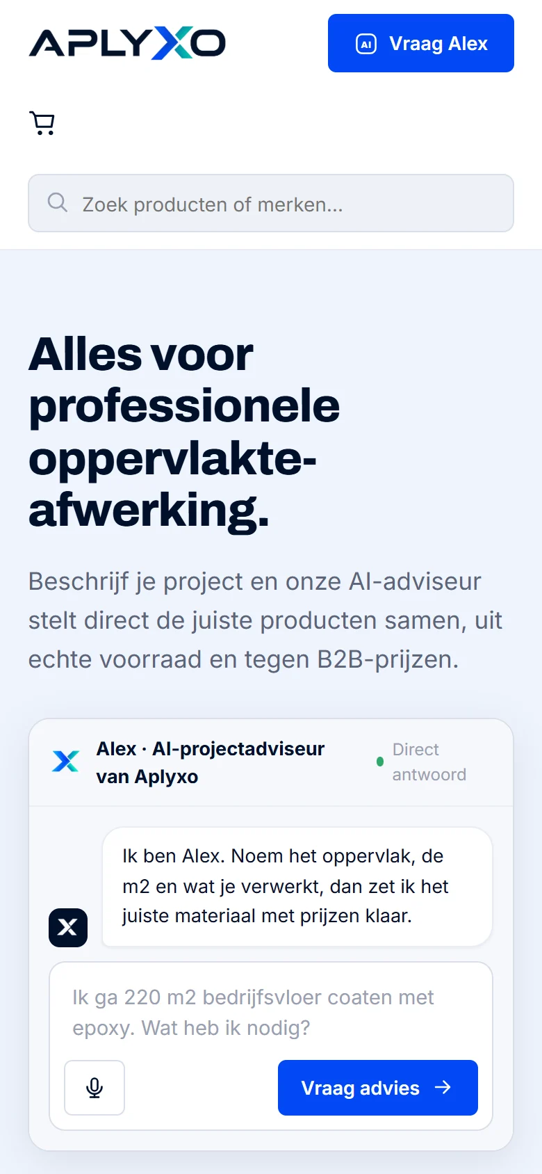 Aplyxo op een telefoon