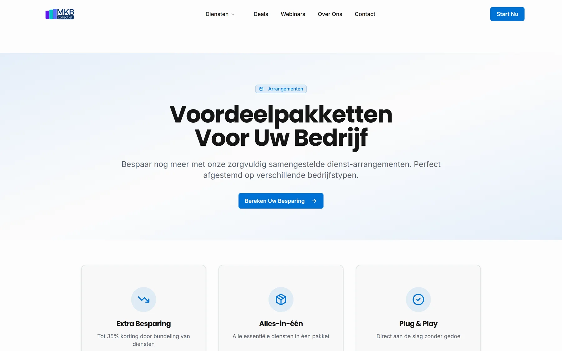 De arrangementen van MKB Collectief